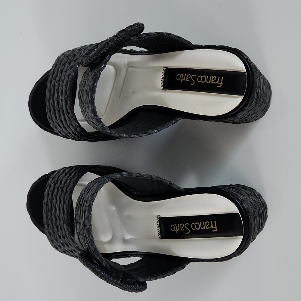 Franco Sarto Costa Woven Platform Sandals - Picture 5 of 10